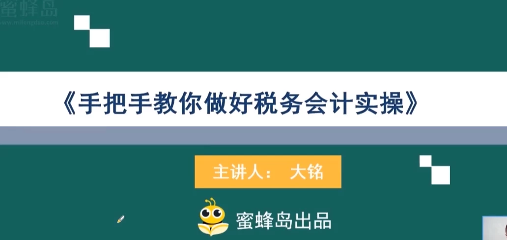 2024年税务师【手把手教你做好税务会计实操】