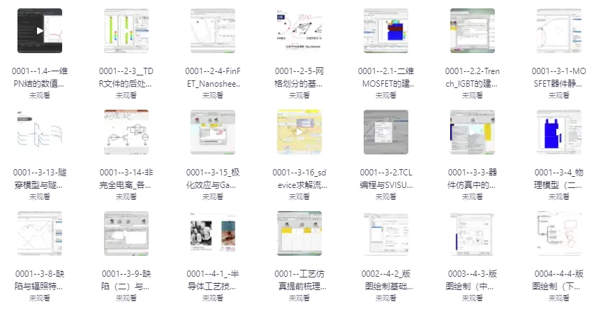 半导体器件建模仿真与分析教程