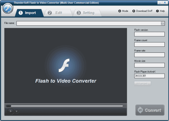 ThunderSoft Flash to Video Converter(Flash转换工具) v5.5.0 便携版