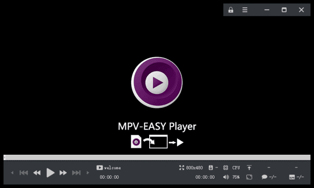 MPV-EASY Player(多媒体播放器) v0.39.0.2 中文绿色版-第1张图片-年十九